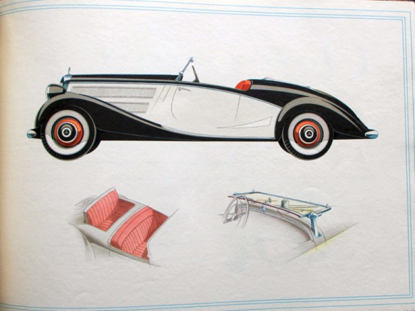 Mercedes-Benz 170 V Modelprogram 1938 Carbrochure (2389)